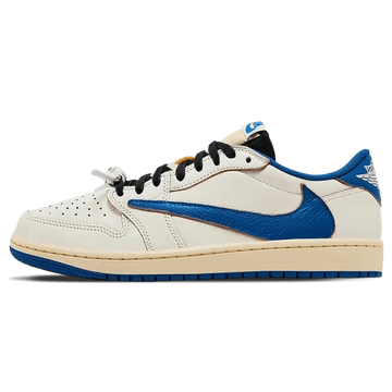 Fragment Design x Travis Scott x Air Jordan 1 Retro Low OG 'White Blue'