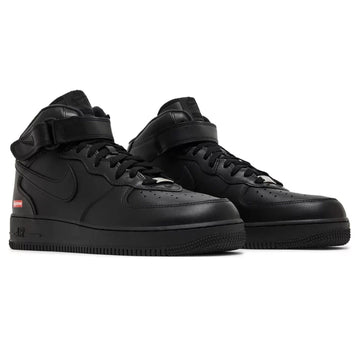 Supreme x Air Force 1 Mid 'Box Logo - Triple Black'