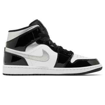 Air Jordan 1 Mid SE 'Black White Metallic Silver'