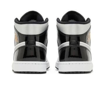 Air Jordan 1 Mid SE 'Black White Metallic Silver'