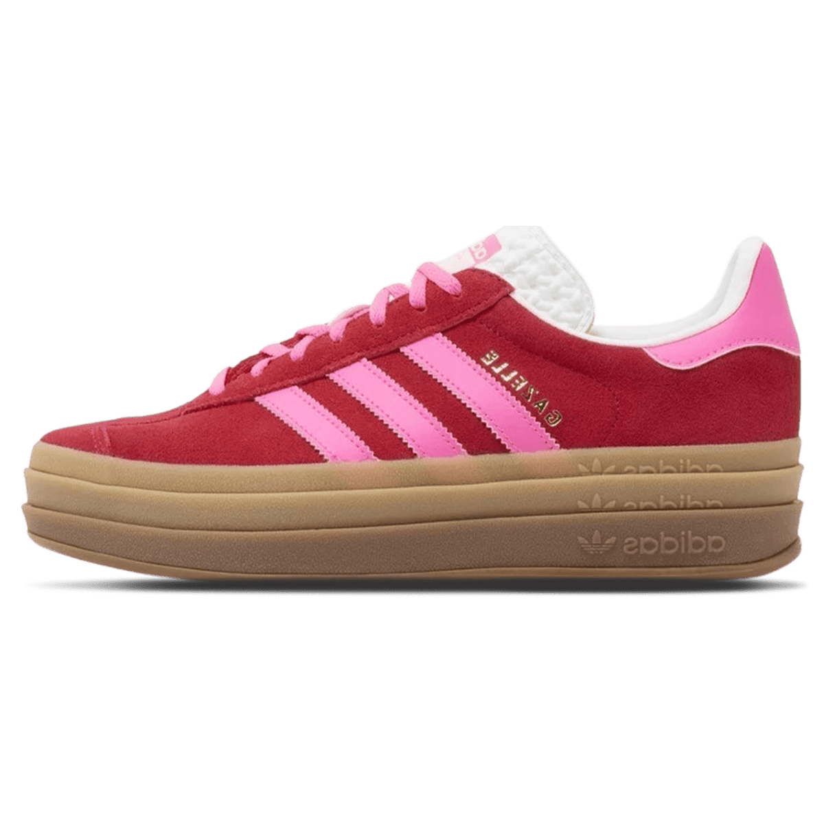 adidas Gazelle Bold Wmns 'Collegiate Red Lucid Pink'