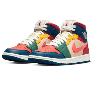 Air Jordan 1 Mid SE Wmns 'Multi-Color' 2022