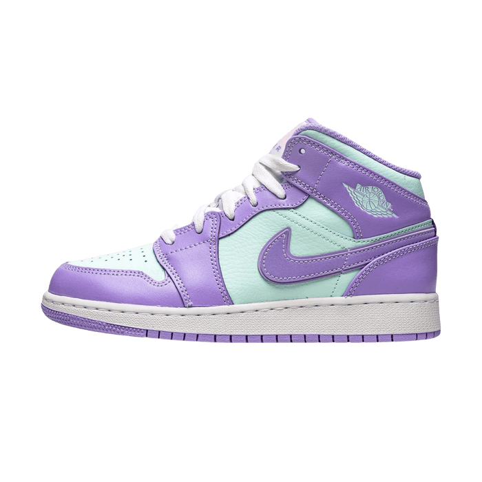 Air Jordan 1 Mid GS 'Purple Aqua'