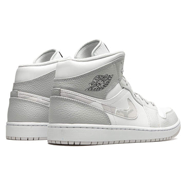 Air Jordan 1 Mid 'Swoosh Logo - Grey Camo'