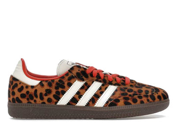 Adidas Samba OG Red Leopard (Women's)